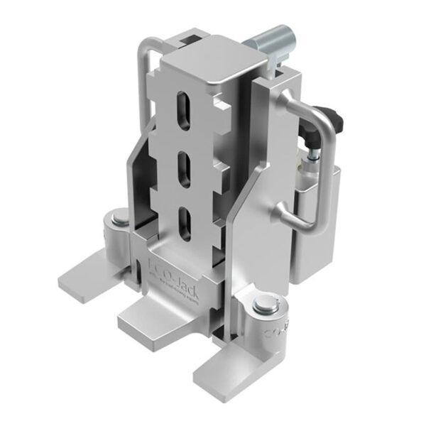 The ECO-Jack® EJ60-4S-CR is a hydraulic toe jack with vertical lift and stable base for heavy lifting tasks.